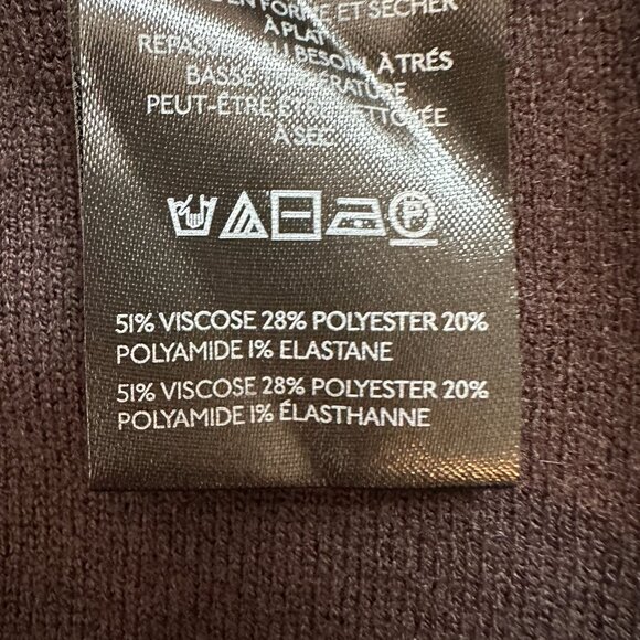 NWT Pilcro Anthropologie Womens M Turtleneck Pullover Sweater Long Sleeve Black - Picture 15 of 16